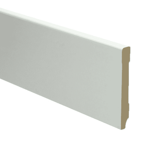 MDF Moderne plint 90x12 (voorgelakt RAL9010)